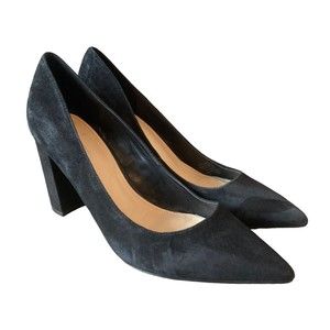 Marc Fisher Pump Heel Mfgildy Women Size 9.5 Block Heel Suede